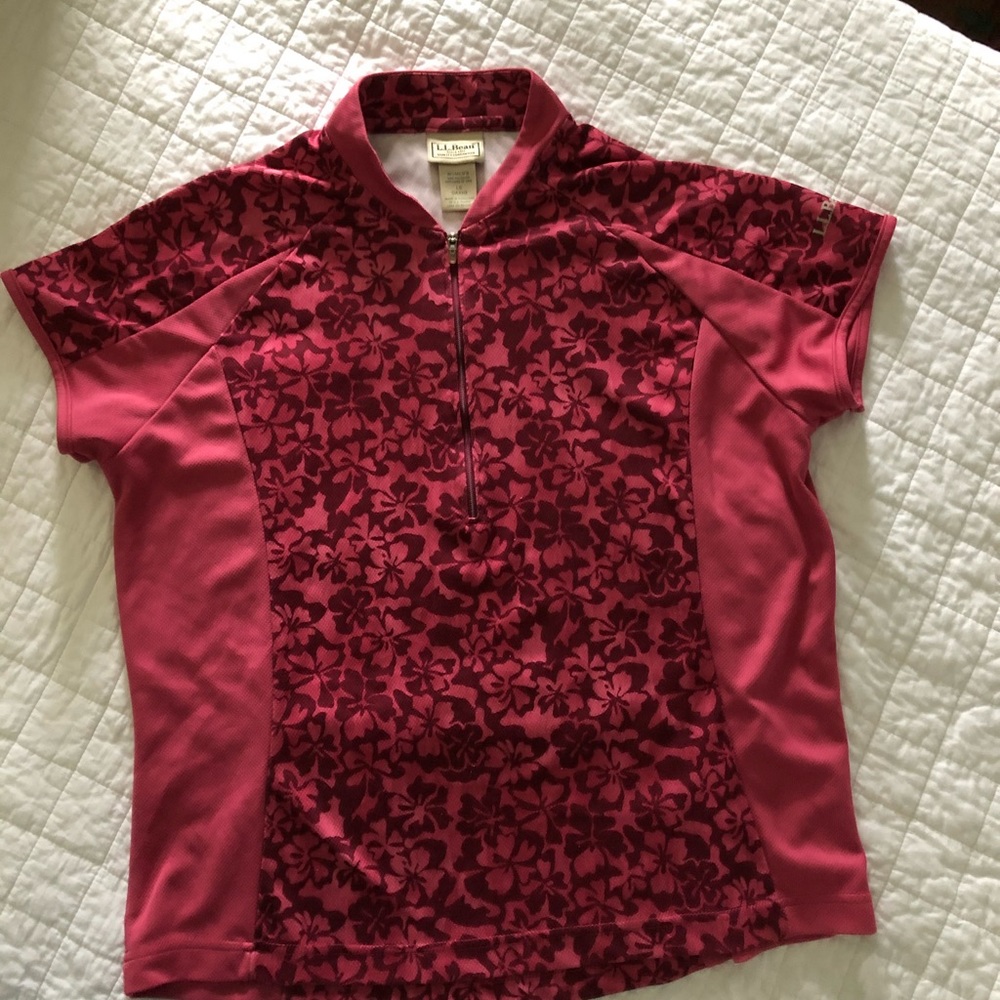LL Bean biking top